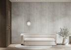 Стенен панел Wood concrete board medium grey 113*295см