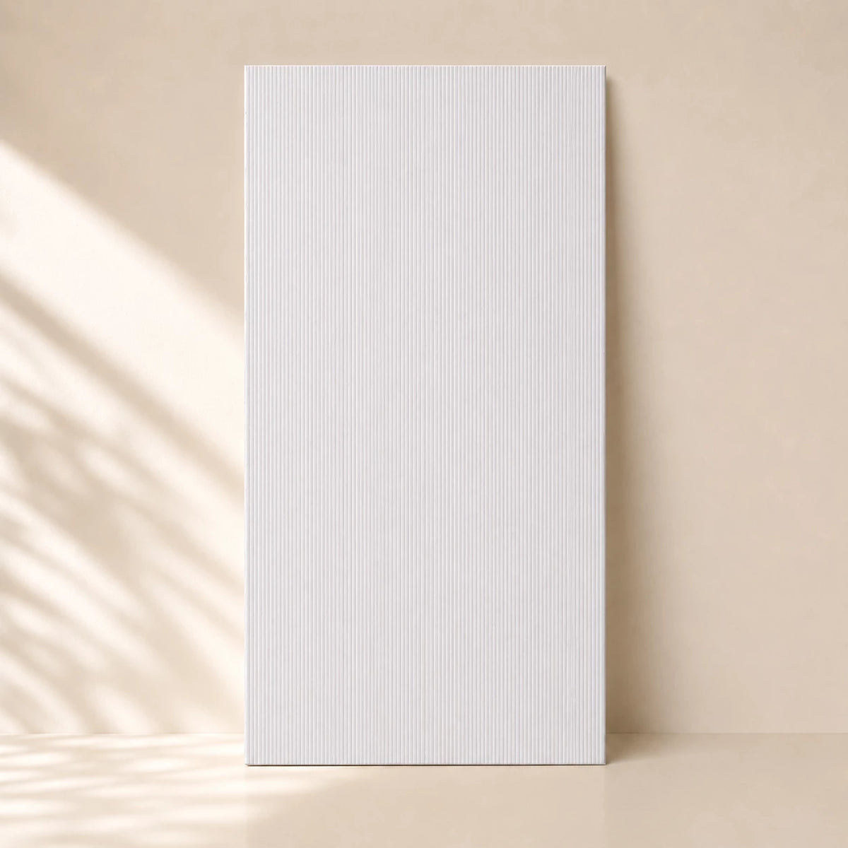 Самозалепващ гъвкав панел- Мазилка на гребен в Бяло 120x60 cm