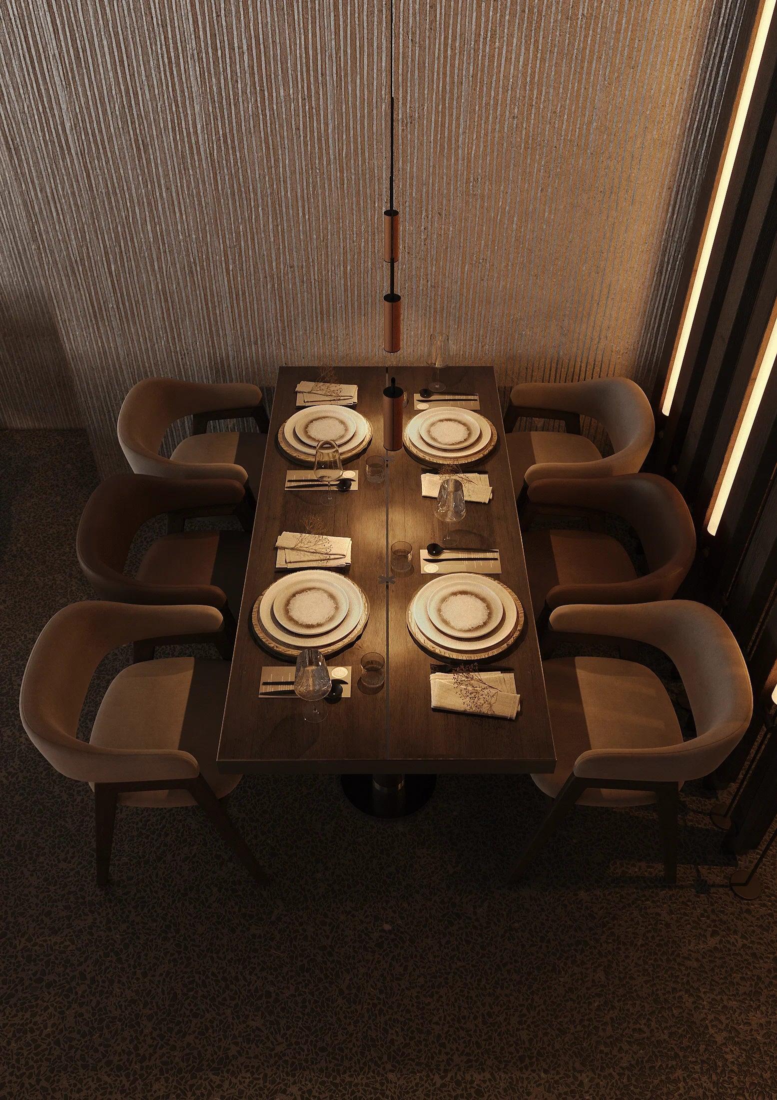 Стенен панел Round Line Stone бежов 22024 60*290 см - DEKOR LUX STUDIO