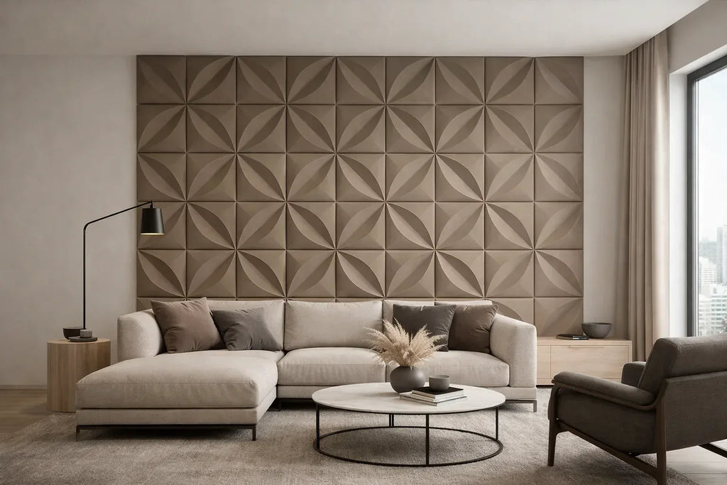 Стенен 3D панел E11 Volcanic Grey - DEKOR LUX STUDIO