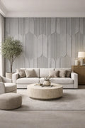 Стенен 3D панел E16 Light Cement - DEKOR LUX STUDIO