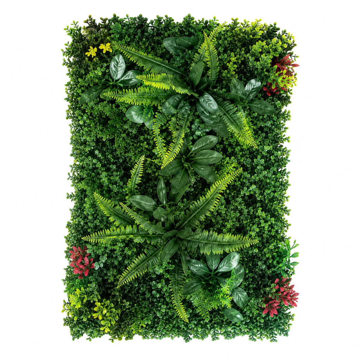 Пано изкуствена зелена декорация, Горски кът 60x40см