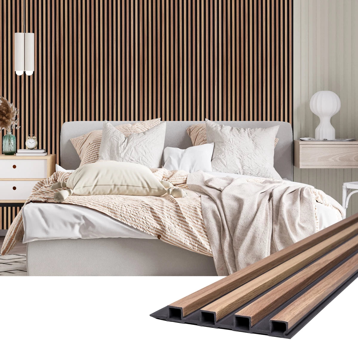 Декоративен PVC панел Дарис 16х1.8х270см