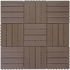 WPC Декинг | Размери: 30*30*2,3см - DEKOR LUX STUDIO